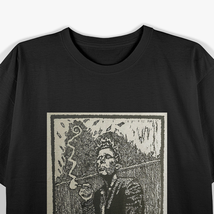 Tom Waits Smoking a Cigarette Vintage Music T-Shirt