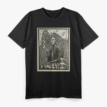 Tom Waits Smoking a Cigarette Vintage Music T-Shirt