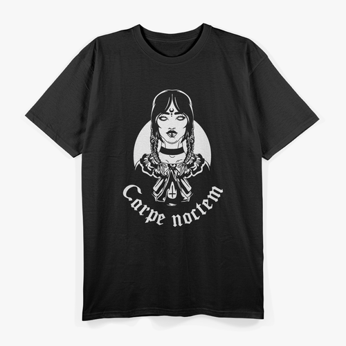 Atheist Magic Goddess - Embrace Witchcraft with a Gothic Twist T-Shirt
