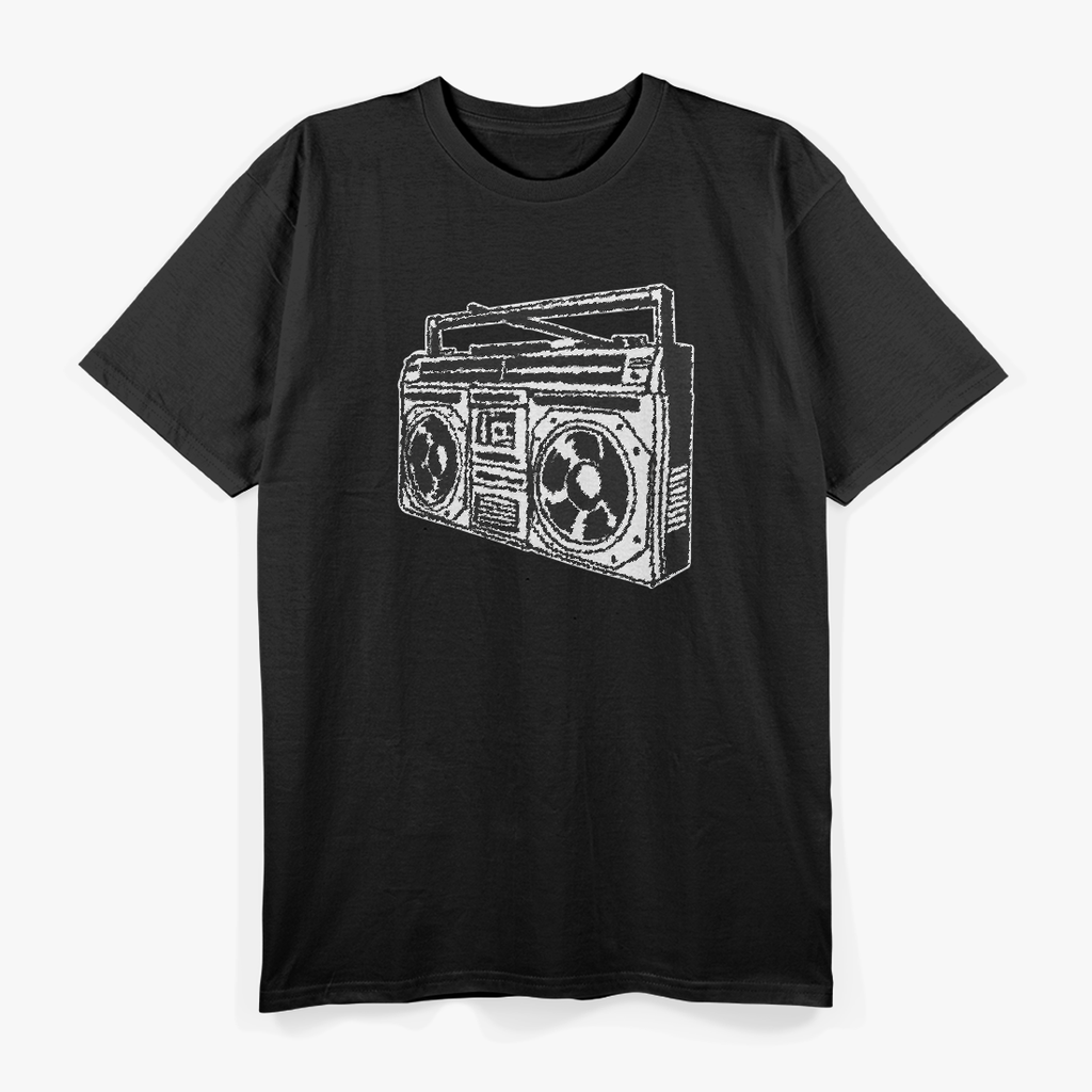 Ghetto Blaster 80s 90s Retro Radio T-Shirt