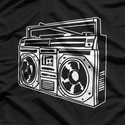 Ghetto Blaster 80s 90s Retro Radio T-Shirt