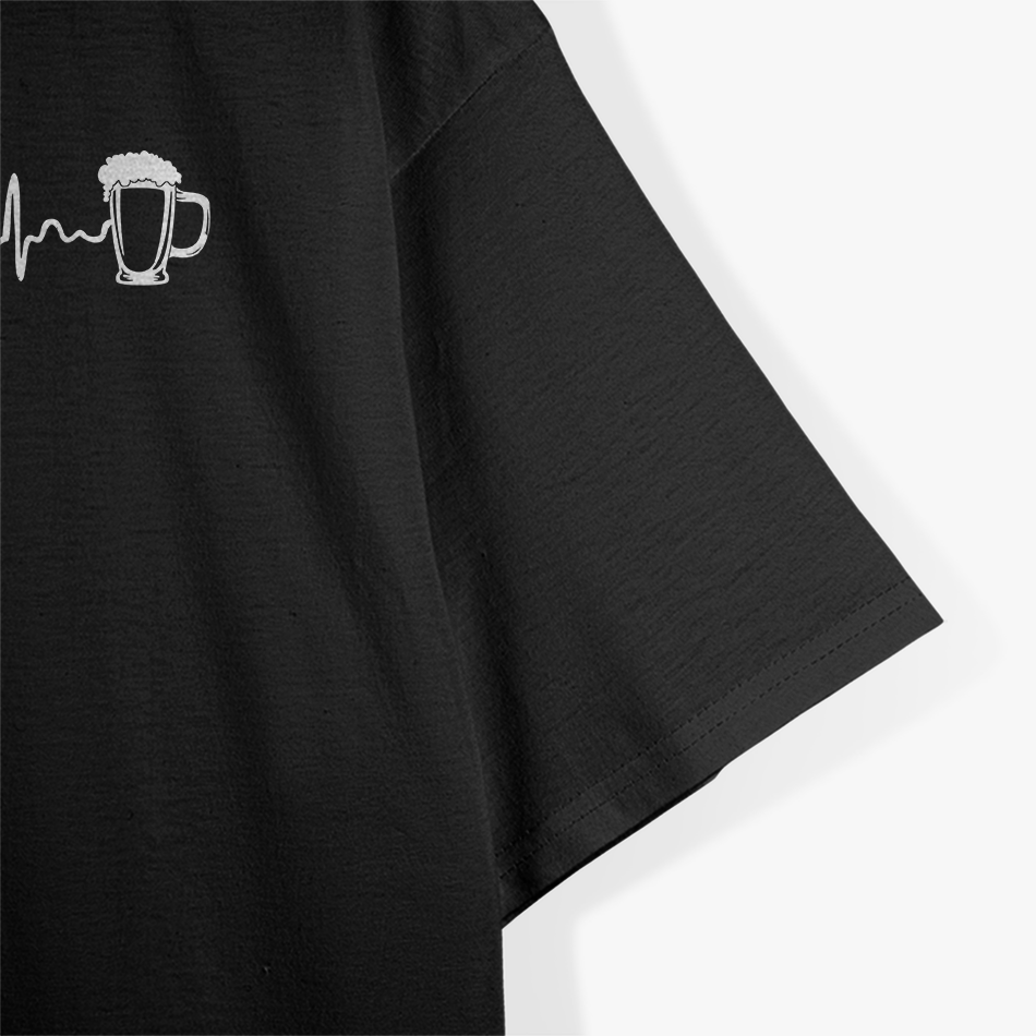 Mountains, Beer, & Heartbeats: Adventure Life T-Shirt