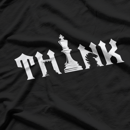 Think Retro Vintage Chess Strategy Board Game Lover T-Shirt