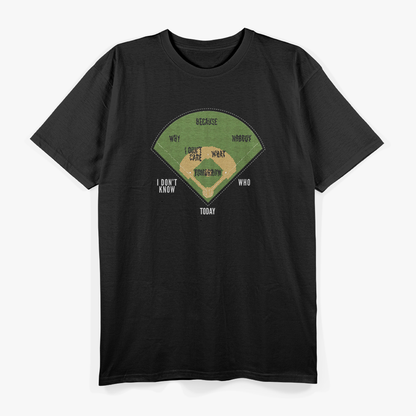 Who's on First: The Classic Comedy Baseball T-Shirt