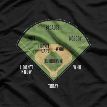 Who's on First: The Classic Comedy Baseball T-Shirt