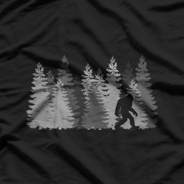Bigfoot in the Forest - The Legendary Sasquatch and Yeti Tale T-Shirt