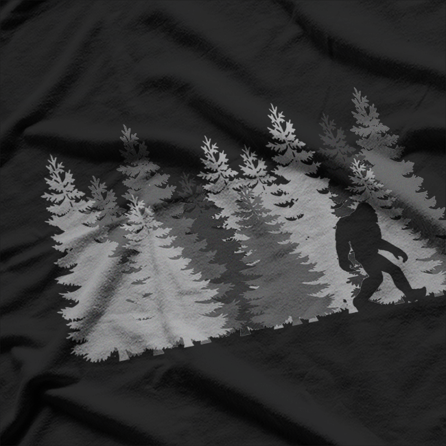Bigfoot in the Forest - The Legendary Sasquatch and Yeti Tale T-Shirt