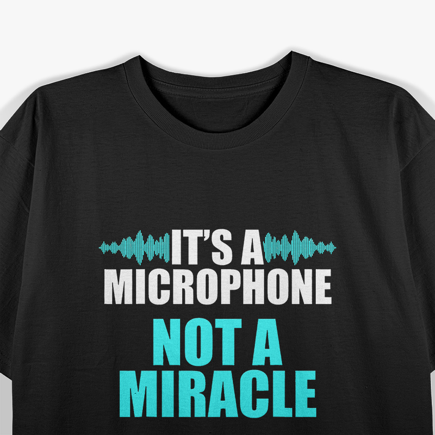 Church Sound Guy Microphone Audio Tech Engineer T-Shirt