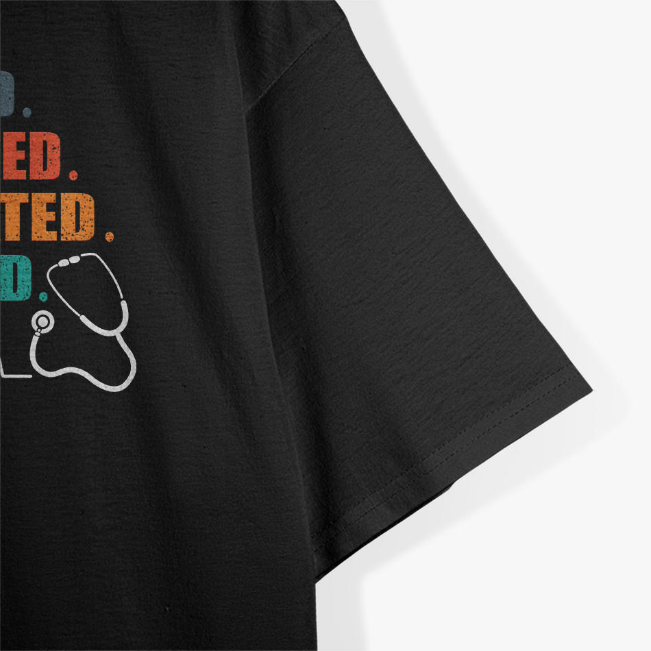 Educated Vaccinated Caffeinated Dedicated Funny Nurse T-Shirt