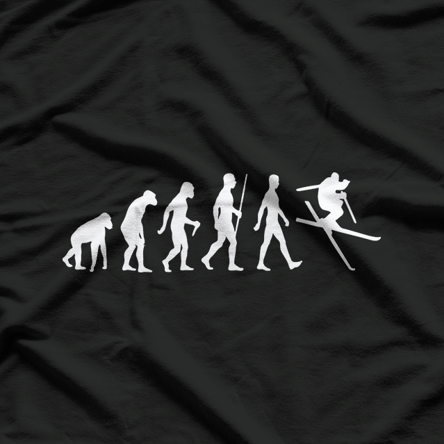 Ski Evolution: From Beginner to Pro Skier T-Shirt