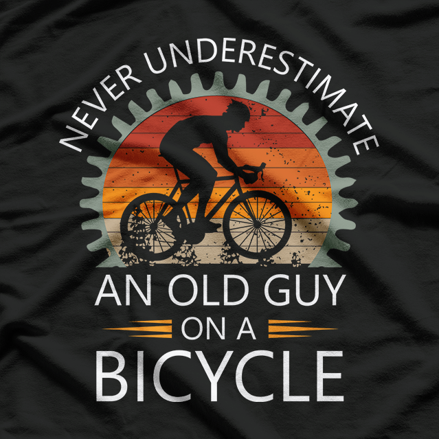 Vintage Cyclist Wise Guy on a Bike T-Shirt