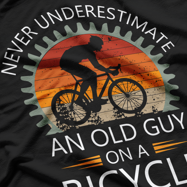 Vintage Cyclist Wise Guy on a Bike T-Shirt