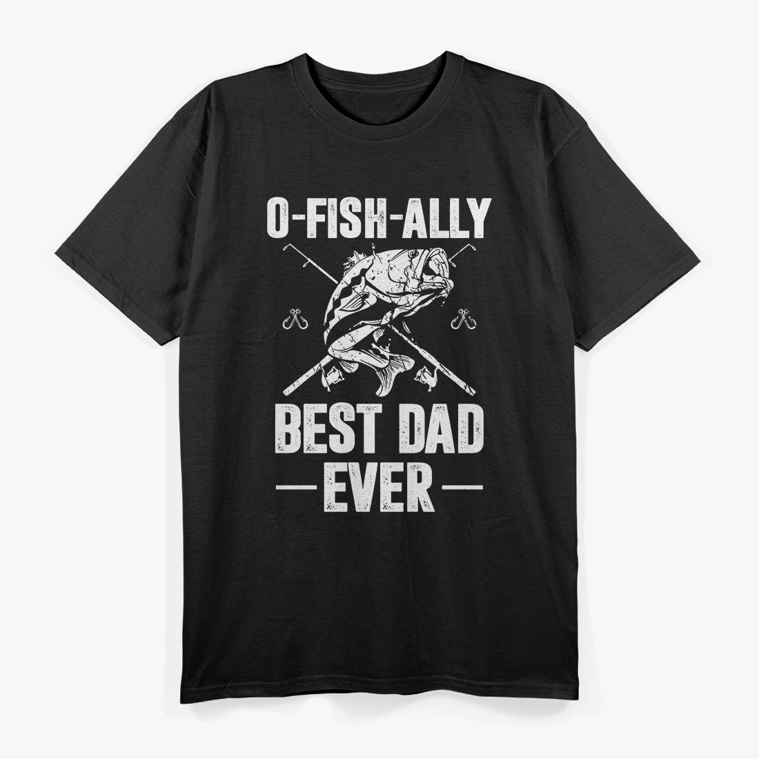 0 Fish Ally: Fishing Dad, Best Dad Ever T-Shirt