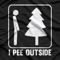 I Love Peeing Outside Funny Camping Hiking Outdoor T-Shirt