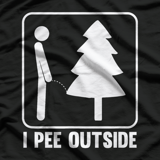 I Love Peeing Outside Funny Camping Hiking Outdoor T-Shirt