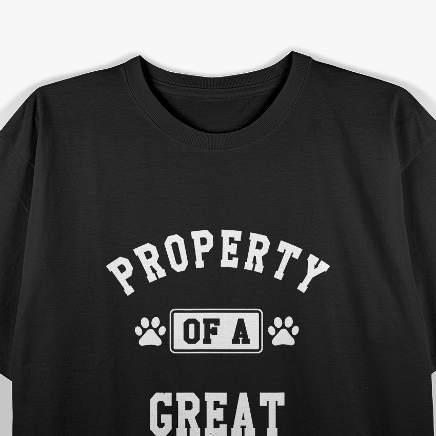 Property of Great Pyrenees Funny Pyrenees Dog Owner Pet Lover T-Shirt