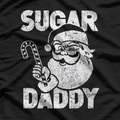 Sugar Daddy – Funny Xmas Santa Claus Candy Cane Holiday T-Shirt