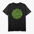 Tennis Ball Word Cloud Shirt Cool Tennis Player T-Shirt