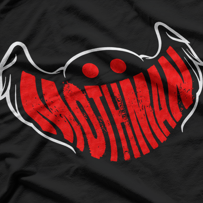 Vintage Mothman - The Legendary Cryptid in Retro Style T-Shirt