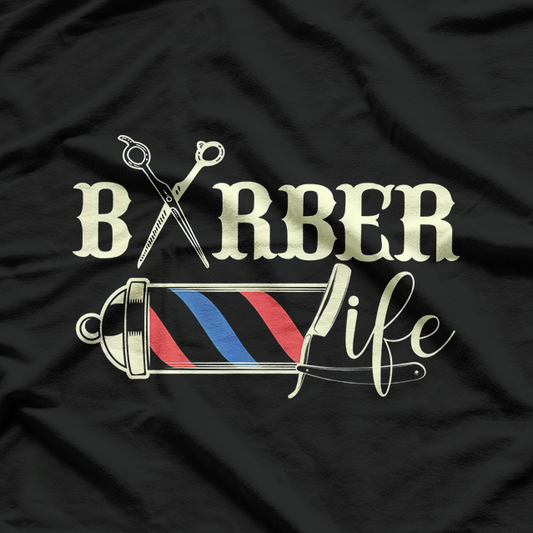Barber Scissors Vintage Shop Gift for Him T-Shirt