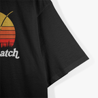 Bassquatch! Funny Bigfoot Fishing Retro T-Shirt