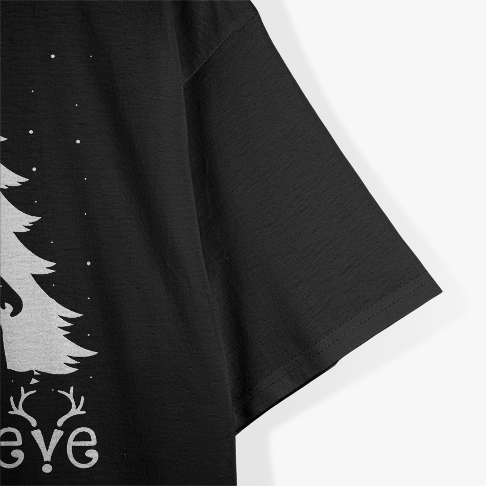 Bigfoot's Christmas - Believe T-Shirt