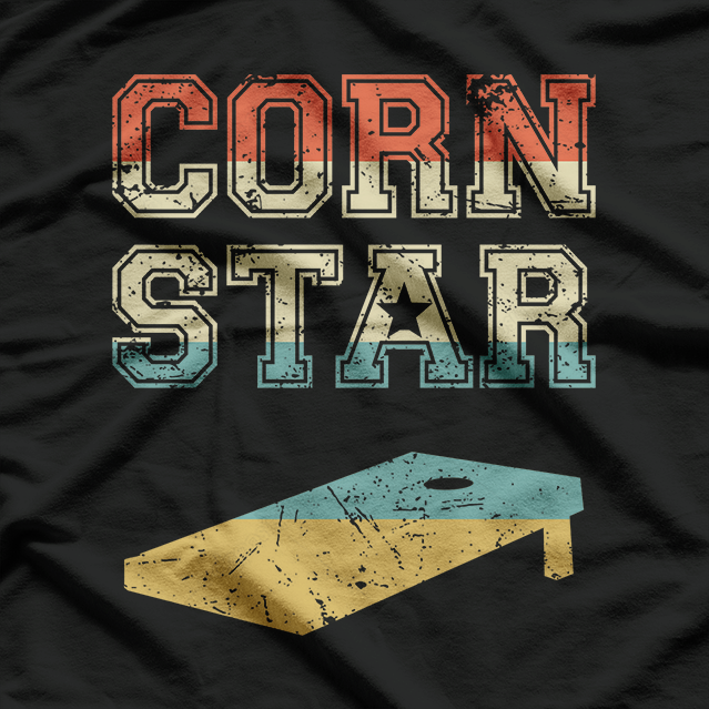 Corn Star Funny Cornhole Tournament T-Shirt