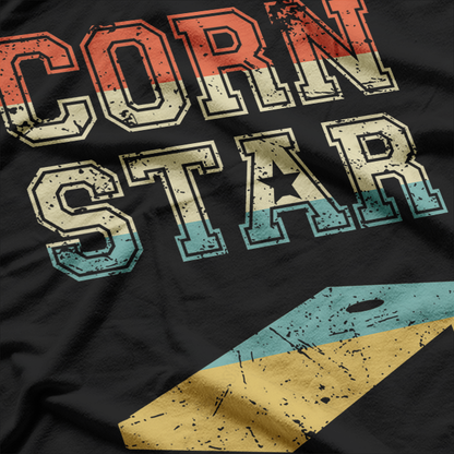 Corn Star Funny Cornhole Tournament T-Shirt