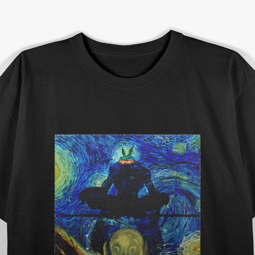 Famous Scream Art Moth Creature Cryptid Tribute T-Shirt
