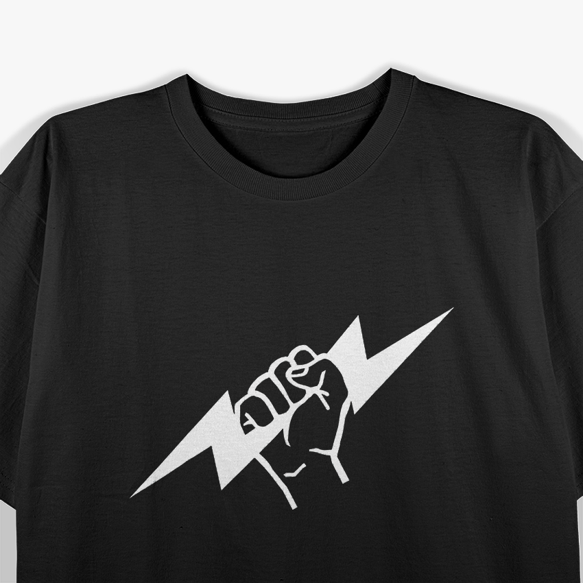 Funny Electrician Flash Hand T-Shirt