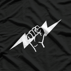 Funny Electrician Flash Hand T-Shirt