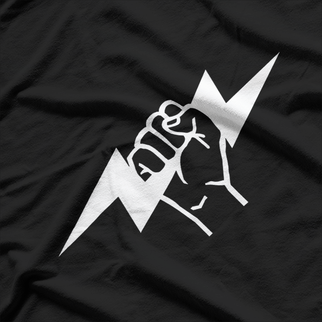 Funny Electrician Flash Hand T-Shirt