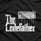 Funny Programmer Dad Gift The Codefather Vintage T-Shirt