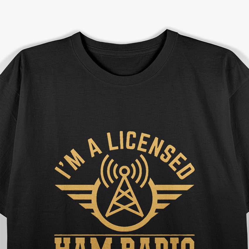 I'm A Licensed Ham Radio Operator Proud To Be The 02% T-Shirt