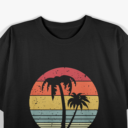 Palm Tree, Retro Tropical, Beach T-Shirt