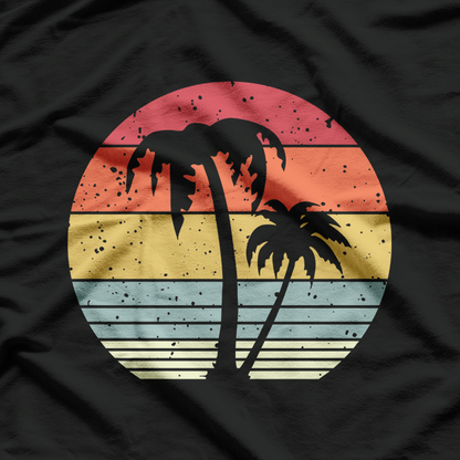 Palm Tree, Retro Tropical, Beach T-Shirt