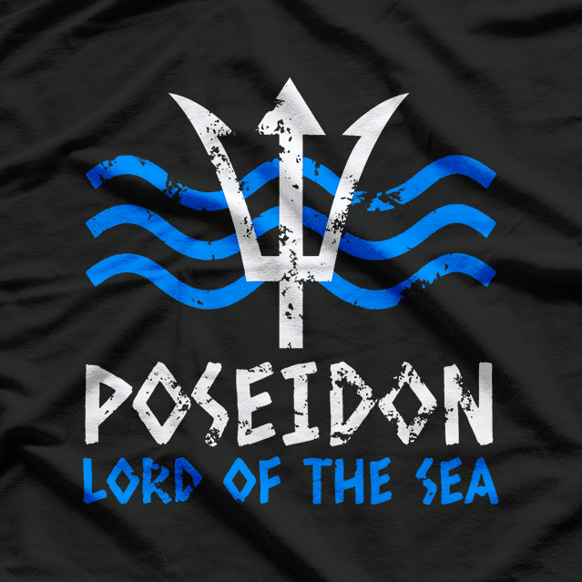 Poseidon’s Trident Greek God and Lord of the Sea T-Shirt