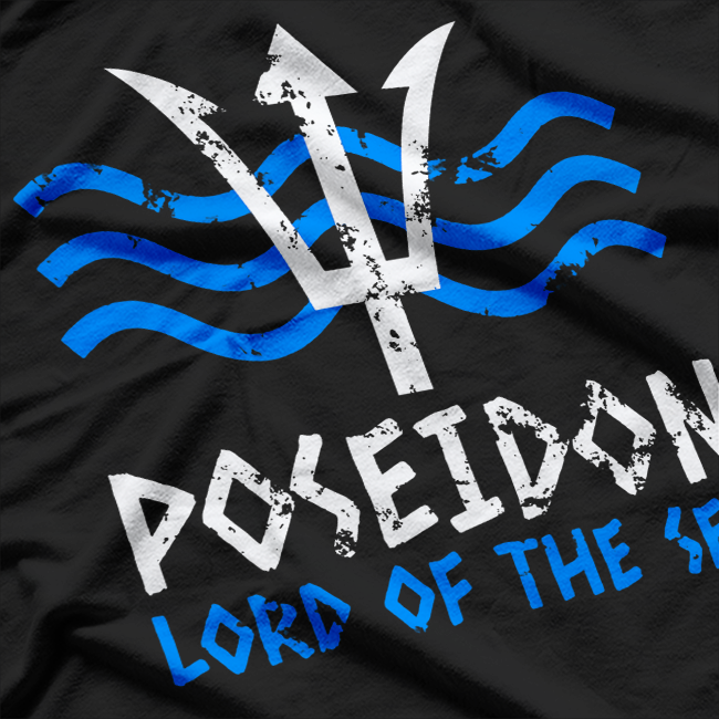 Poseidon’s Trident Greek God and Lord of the Sea T-Shirt