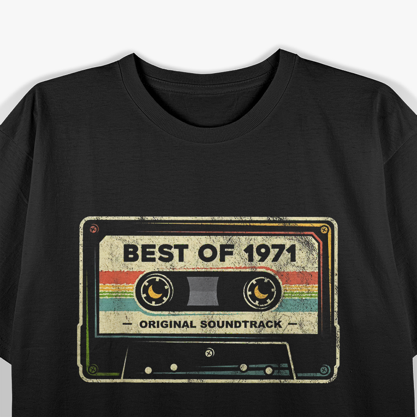 Retro Mixtape Best of 1971 T-Shirt