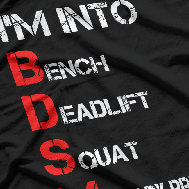 Bench Squat Deadlift Military Press Weightlifting Gym T-Shirt