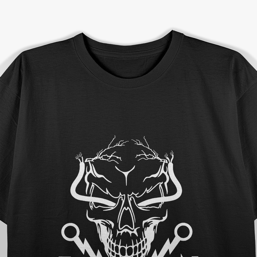 Electrician Skull T-Shirt