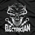 Electrician Skull T-Shirt