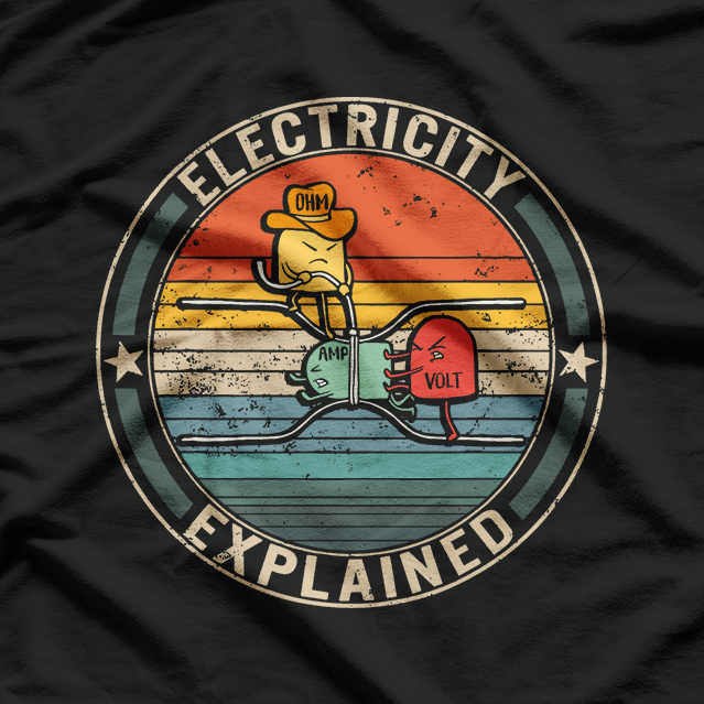 Electricity Explained Cute Electrical Engineer T-Shirt