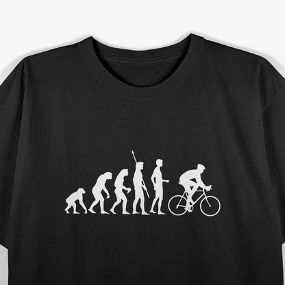 Cycling Evolution: Road Bike Passion T-Shirt