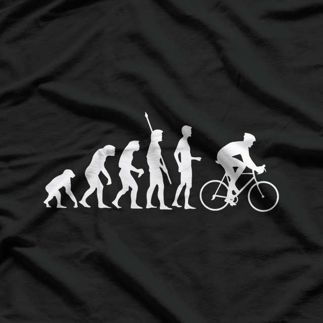 Cycling Evolution: Road Bike Passion T-Shirt