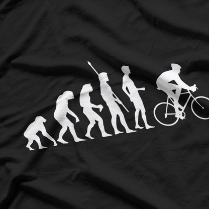 Cycling Evolution: Road Bike Passion T-Shirt