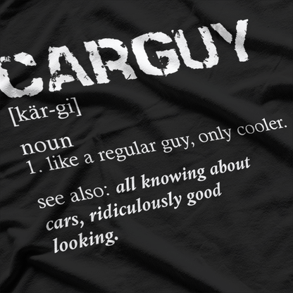 Funny Car Guy - Gear Head Definition Auto Mechanic T-Shirt