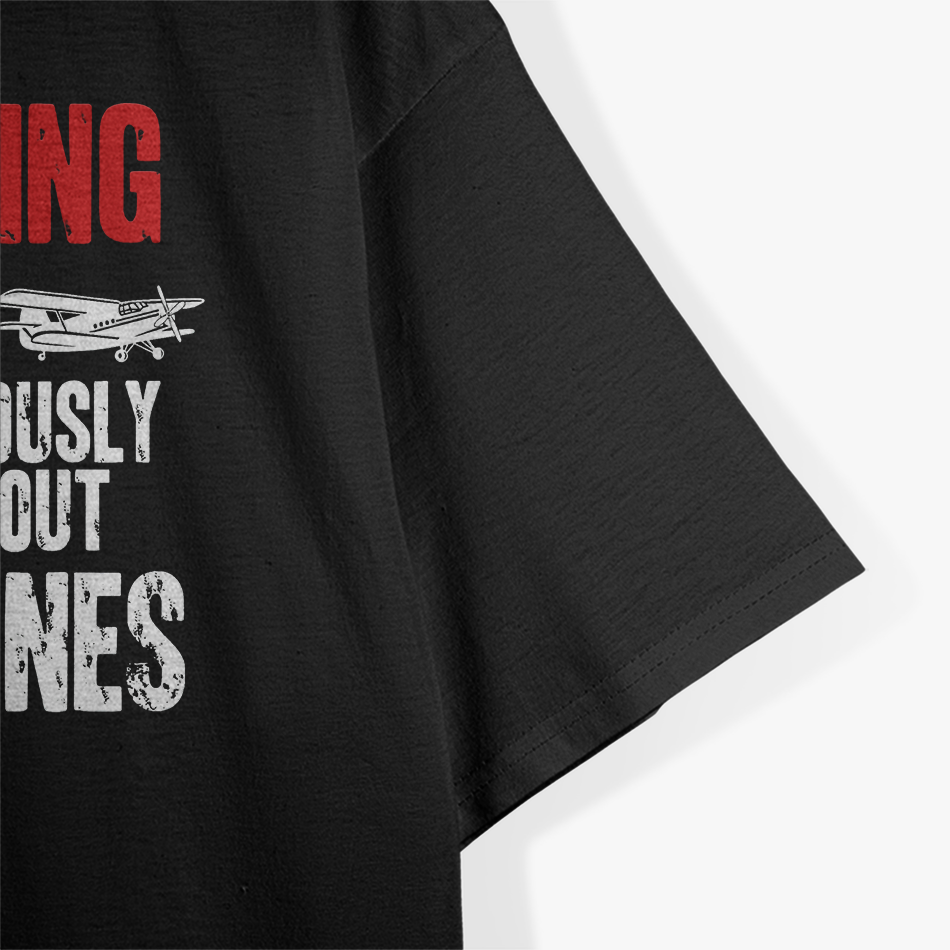Talk About Airplanes - Funny Pilot and Aviation T-Shirt