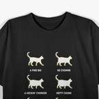 Chonk Cat Funny Fat Cat Meme Cute Kitty Lover Humor T-Shirt
