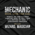 Mechanic Definition T-Shirt